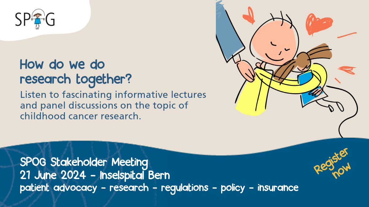 SPOG invites you to the first SPOG Stakeholder Meeting on 21 June 2024 dedicated to childhood cancer research.