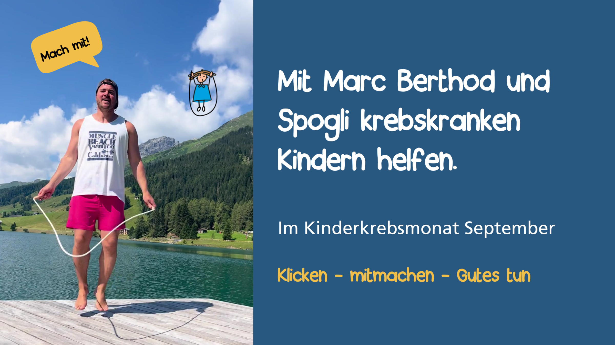 Fare del bene saltando – la nostra campagna per il Mese della consapevolezza sul cancro infantile