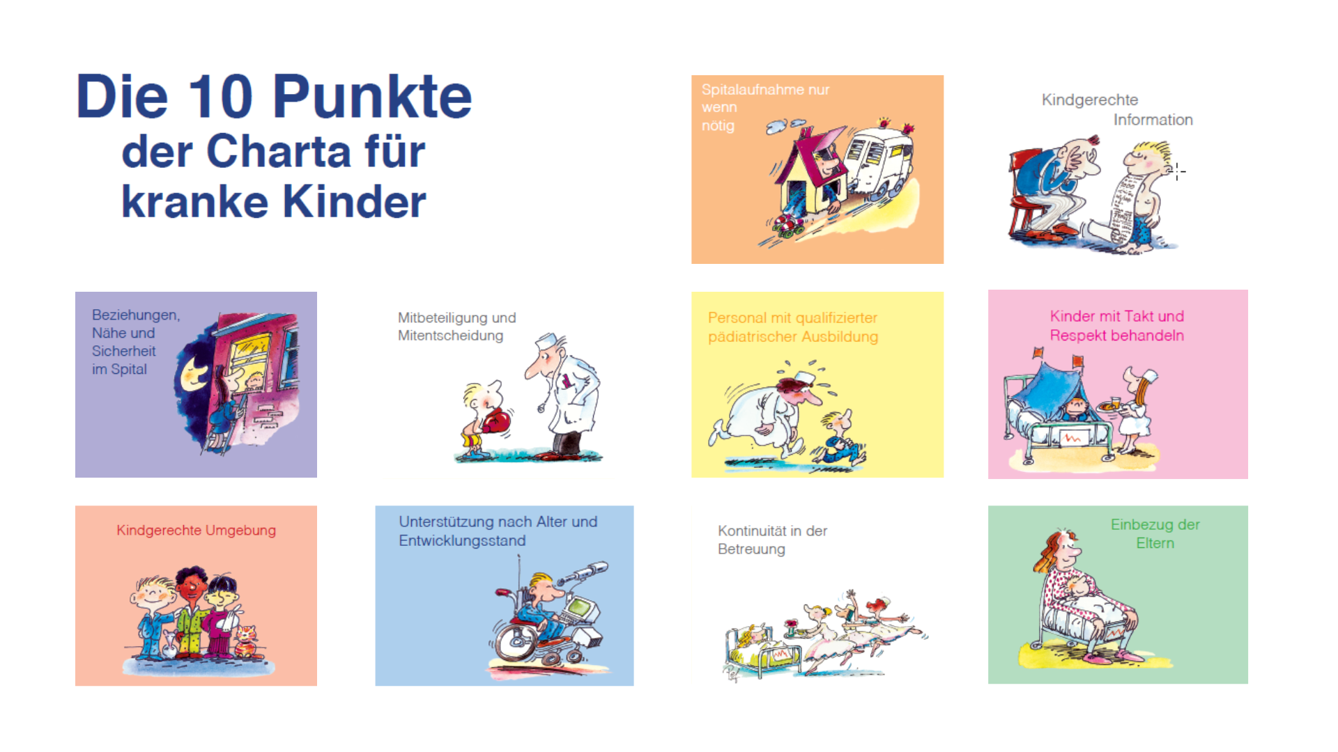 Stärkung der Rechte krebskranker Kinder – das Engagement der SPOG im Lichte der Charta von Kind+Spital