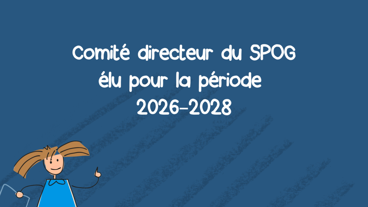 Le SPOG élit son nouveau comité directeur pour la période 2026–2028