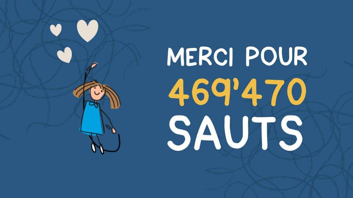 Sauter pour une bonne cause : 469’470 sauts pour la recherche sur le cancer pédiatrique