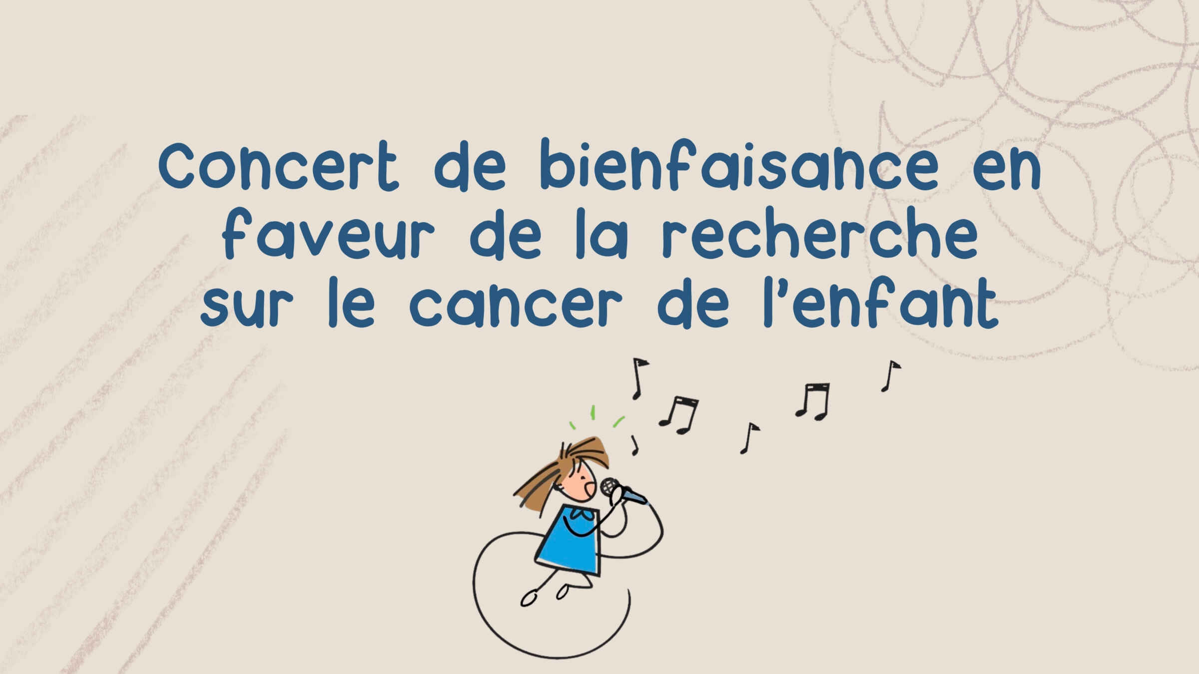 Concert de bienfaisance en faveur de la recherche sur le cancer de l’enfant